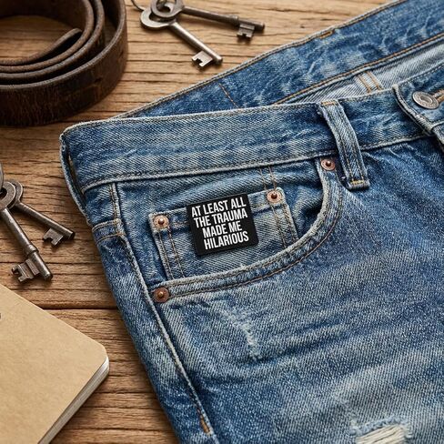 Funny Sarcastic Quote Pin - Internet Humor Enamel Pins Brooch for Backpacks, Jackets, Hats. Black self-deprecating Brooches Gifts for Friends, Adults, Coworkers. in Saudi Arabia