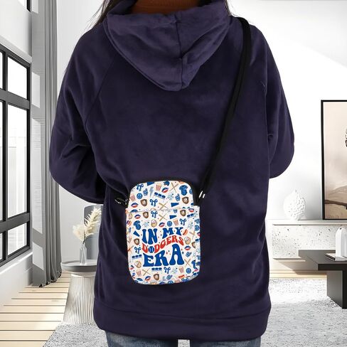 حقيبة بيسبول Lywjyb Birdgot CrossBody لمحبي البيسبول هدية لاعب كرة القاعدة (أبيض) in Kuwait