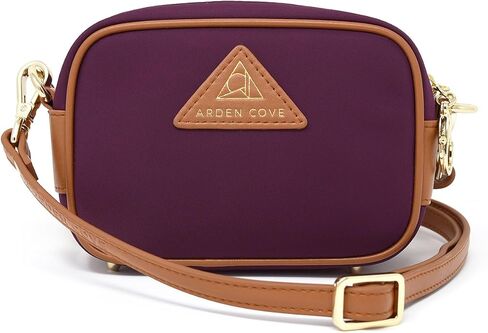 Anti-Theft Waterproof Mini Cross-Body Bag with Adjustable Faux Leather Strap with Classic Hardware in Saudi Arabia