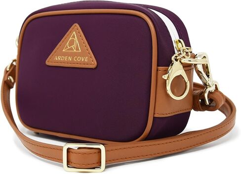 Anti-Theft Waterproof Mini Cross-Body Bag with Adjustable Faux Leather Strap with Classic Hardware in Saudi Arabia