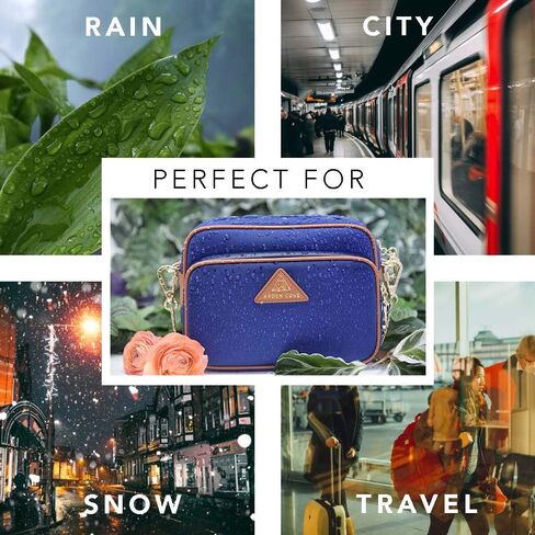 Anti-Theft Waterproof Mini Cross-Body Bag with Adjustable Faux Leather Strap with Classic Hardware in Saudi Arabia