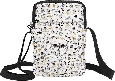 Fourth Merch Wing Crossbody Bag Dragon Rider Fans Gift 4th Wing Book Lover Travel Shoulder Bag Bookish Merchandise, Gifts for Rider Fans Bookworm Librarian Bookish Merchandise in Saudi Arabia