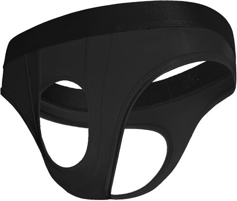 Mens Thong Underwear Athletic Supporter Sexy Thong Cutout Breathable Underwear for Gym in Saudi Arabia