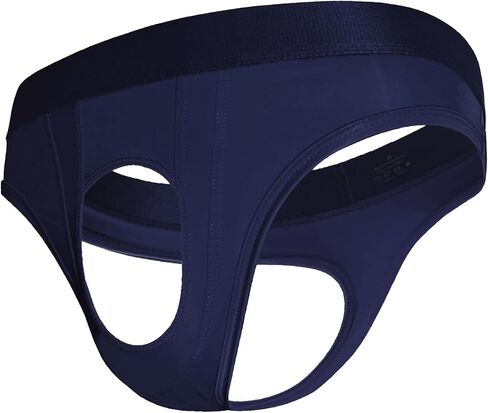Mens Thong Underwear Athletic Supporter Sexy Thong Cutout Breathable Underwear for Gym in Saudi Arabia
