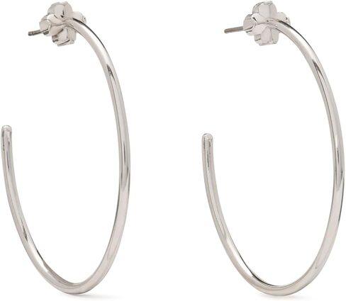 Kate Spade New York Brass Spade Flower Hoop Earrings in Kuwait