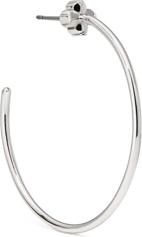 Kate Spade New York Brass Spade Flower Hoop Earrings in Kuwait