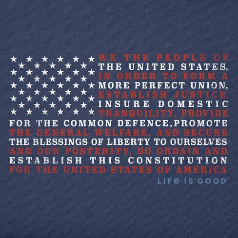 Life is Good Men's 4th of July Crusher Tee Shirt, Short Sleeve Cotton Graphic T-Shirts in Kuwait