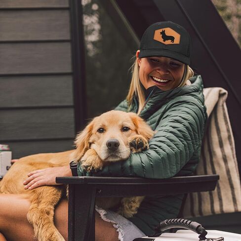 Corgi Baseball Cap for Dog Lovers,Adjustable Baseball Hats for Men Women Black in Kuwait