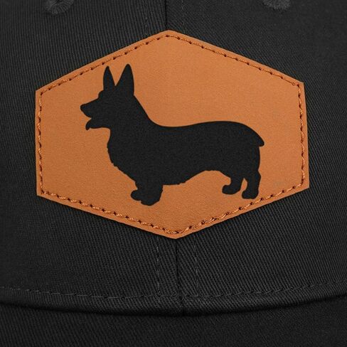 Corgi Baseball Cap for Dog Lovers,Adjustable Baseball Hats for Men Women Black in Kuwait