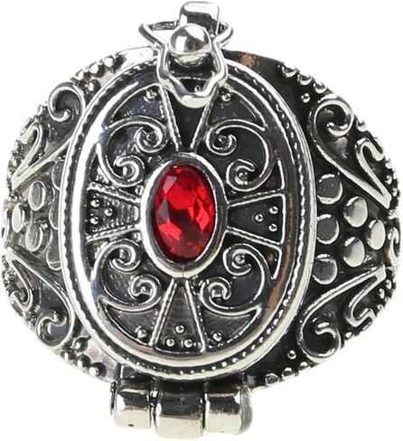 Openable Gawu Box Rings with Secret Compartment Adjustable Size Opening Alloy Fashion Accessory for Trendy Outfits Secret Compartment in Saudi Arabia