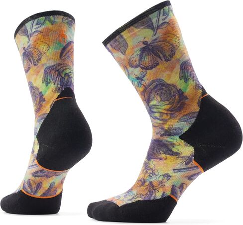 Smartwool Women's Trail Run Targeted Cushion Floral Party Print Crew Socks in Kuwait