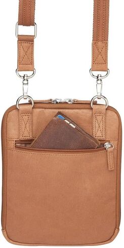 Gun Tote'n Mamas Crossbody Essential Concealed Carry Tumbled Leather GTM-109 Tan in Saudi Arabia