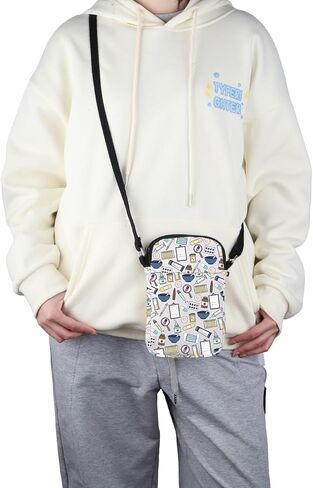 G2TUP Future Pharmacy Tech Gift Medical Doodle Crossbody Bag Pharmacist Technician Travel Bag Medication Design Gift in Kuwait