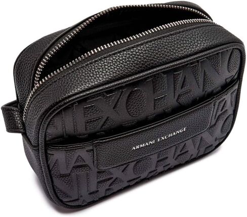 Armani Exchange Women's Paige Crossbody Small Bag Black, Black, One Size in Kuwait