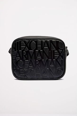 Armani Exchange Women's Paige Crossbody Small Bag Black, Black, One Size in Kuwait