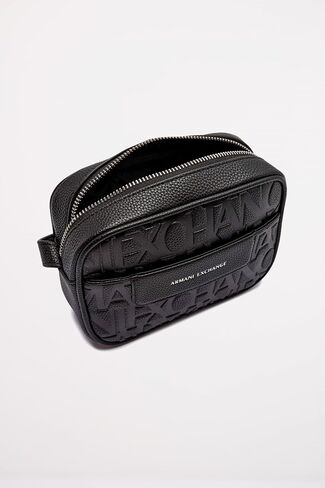 Armani Exchange Women's Paige Crossbody Small Bag Black, Black, One Size in Kuwait