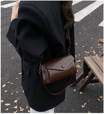 crossbody bags for women Small Leather mini Purse Retro Hobo Shoulder Handbag in Kuwait
