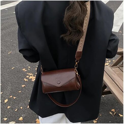 crossbody bags for women Small Leather mini Purse Retro Hobo Shoulder Handbag in Kuwait