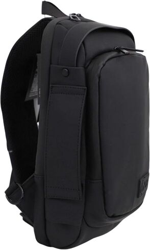 Smell Proof Executive Crossbody: Hidden Lock, USB-C Fast-Charge, Vegan Leather Sling Bag (7" x 4" x 12.6") in Saudi Arabia