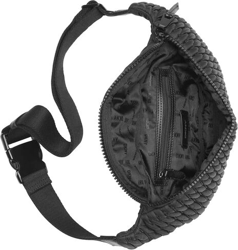 DKNY Women's Mack Nylon Belt Bag, Black/Black, One Size in Kuwait