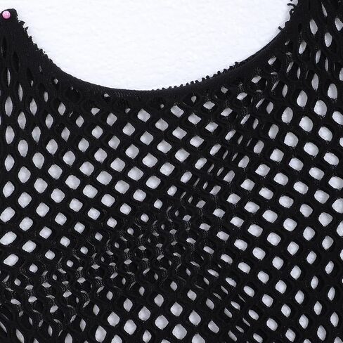 Sibba Mesh Tops Long Sleeve Fishnet Blouse Lingerie Bikini Cover Up Blouse | Honeycomb Mesh See Through Top Women in Kuwait