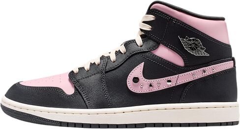 حذاء Air Jordan 1 Mid SE للسيدات (أنثراسيت/كارمين مثلج/حليب جوز الهند/فضي معدني) in Kuwait