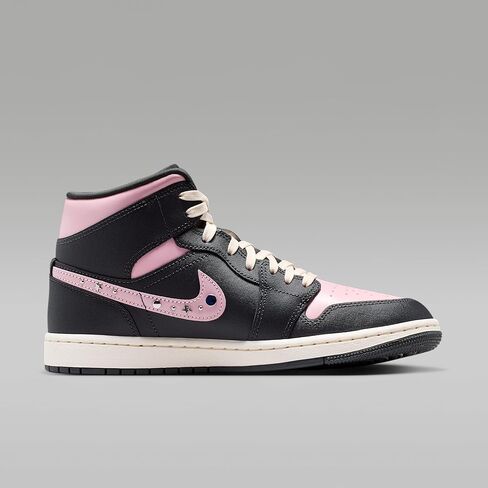 حذاء Air Jordan 1 Mid SE للسيدات (أنثراسيت/كارمين مثلج/حليب جوز الهند/فضي معدني) in Kuwait