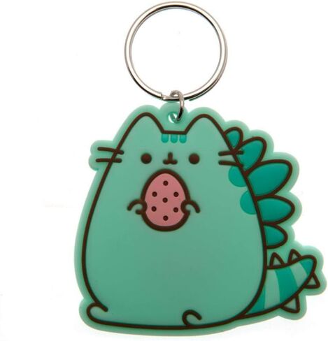 Pusheen Pusheenosaurus Keyring (One Size) (Green) in Saudi Arabia