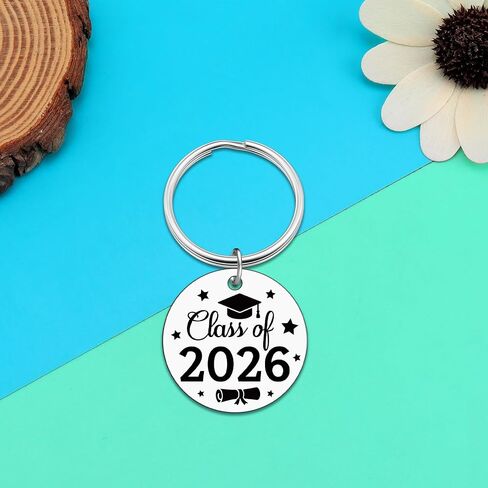 24Pcs Class of 2026 Gift Graduation Keychain College High School Seniors Masters Degree Graduate Students Gift Inspirational Graduate Gifts Party Favors Stuff Congratulation Presents for Her Him in Kuwait