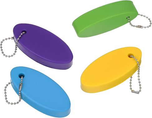 4 Pack Floating Keychain for Boat Keys Waterproof Floating Key Ring Lightweight Boating Key Chain Pendant Accessories for Fishing Outdoor Surfing Kayak Water Sports Beach in Saudi Arabia