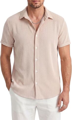 Front Pocket Design Solid Color Corduroy Short Sleeves Shirt in Saudi Arabia