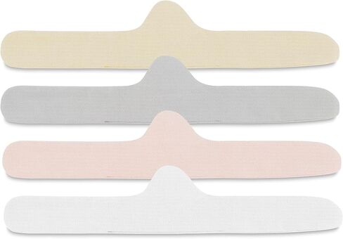More of Me to Love Organic Cotton Bra Liner 4-Pack, 2X-Large (Pearl White, Blush Pink, Stone Gray, Fawn Beige) in Saudi Arabia