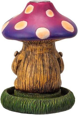 Pacific Giftware Mushroom Gnome Backflow Incense Burner – Relaxing Mushroom Gnome Handcrafted Decorative Piece for Home and Garden - Relaxation and Meditation in Kuwait