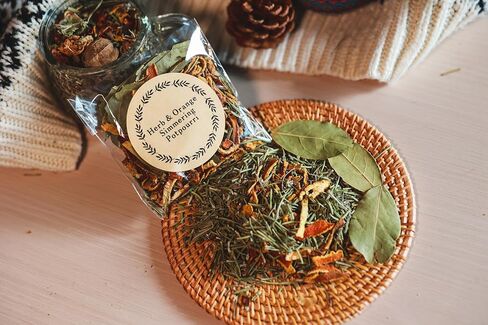 Winter Simmering Potpourri Kit – 10 Mini Bags of All-Natural Stove Top Scent Mix, Dried Fruit & Spice Blends for Cozy Home Fragrance, Set for Christmas, Mother’s Day & Housewarming in Saudi Arabia