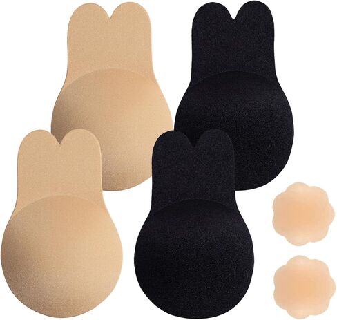 2 Pieces Sticky Bra, Backless Strapless Bra Push Up, Adhesive Invisible Lift Up Bras in Saudi Arabia