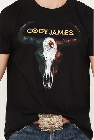 Cody James Men's Men'S Pride Short Sleeve Graphic T-Shirt - CJSP25T6-BLK US in Saudi Arabia