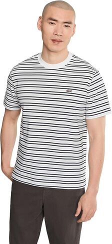 Lacoste Striped Cotton T-Shirt in Kuwait