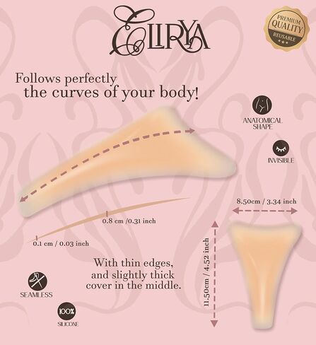 Camel Toe Concealer, Camel Toe Underwear for Women | Seamless Silicone Pad, No Show Cover for Women, Proof Guard, Invisible Reusable Silicone Pad (4 Pack) in Kuwait