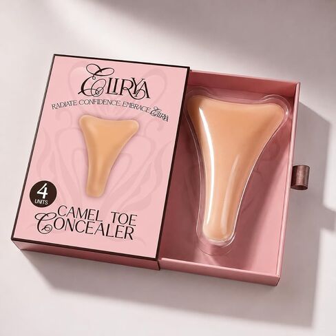 Camel Toe Concealer, Camel Toe Underwear for Women | Seamless Silicone Pad, No Show Cover for Women, Proof Guard, Invisible Reusable Silicone Pad (4 Pack) in Kuwait