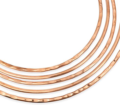 Pure Copper 5 Strands Wire Choker Necklace Ethnic Necklace Copper Wire Design Handmade Jewelry for Men & Women in Saudi Arabia