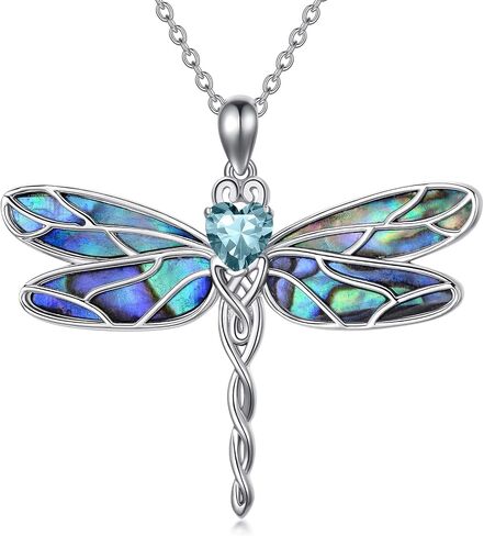 925 Sterling Silver Butterfly/Dragonfly/Ladybug Necklace Animal Jewelry Gifts for Women Christmas Birthday in Saudi Arabia