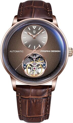 Pagani Design PD1796 Men's Automatic Watch Leather Strap Waterproof Sapphire Crystal Fashion Skeleton Tourbillon Mechanical Watch in Saudi Arabia