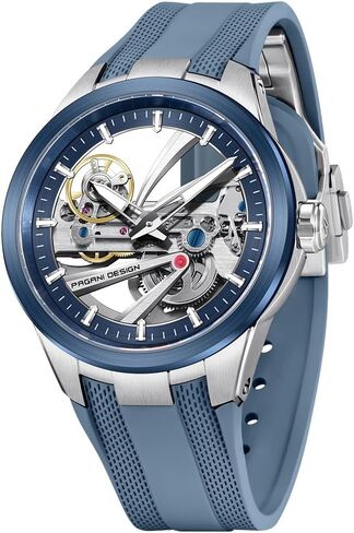 LACZ DENTON Pagani Design YS030 Men Automatic Mechanical Watch Skeleton Dial Stainless Steel Waterproof Sport 10Bar Luxury Casual Watch for Men in Saudi Arabia