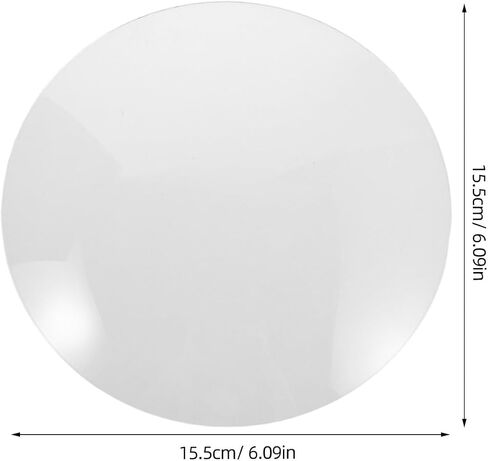 Convex Clock Glass Dome Cover 6-inch Round Glass Replacement for Wall Clocks DIY Repair Spare Part in Saudi Arabia