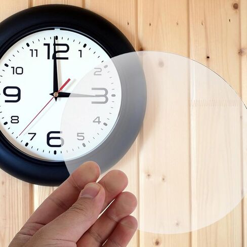 Convex Clock Glass Dome Cover 6-inch Round Glass Replacement for Wall Clocks DIY Repair Spare Part in Saudi Arabia