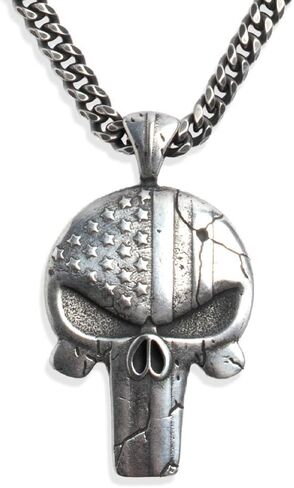 Hero Company Men’s Pendant Necklace - ‘Vindicta Vengeance’ Necklace for Men - Helps Pair Veterans With A Service Dog Or Shelter Dog in Saudi Arabia
