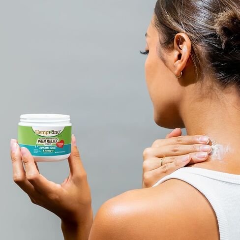 Hempvana Epsom Salt Maximum Strength Pain Relief Cream w/ Hemp Seed Oil in Saudi Arabia
