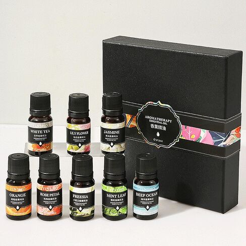 YIN SHO Aromatherapy Essential Oil Sets Freesia Jasmine Etc 10ml 100% Pure Natural Premium Organic Set in Kuwait