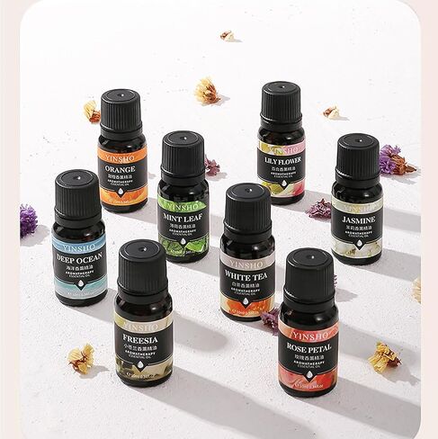 YIN SHO Aromatherapy Essential Oil Sets Freesia Jasmine Etc 10ml 100% Pure Natural Premium Organic Set in Kuwait