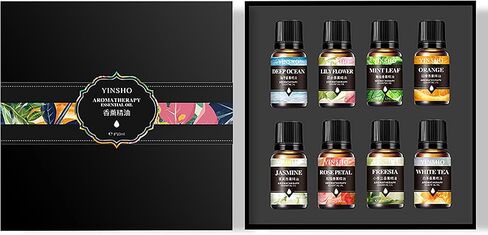 YIN SHO Aromatherapy Essential Oil Sets Freesia Jasmine Etc 10ml 100% Pure Natural Premium Organic Set in Kuwait